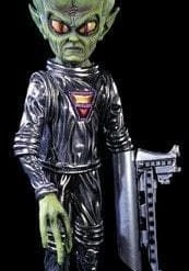 Distortions "UFO Shooting Saucerman" Professional Alien Halloween Animatronic General Animatronics