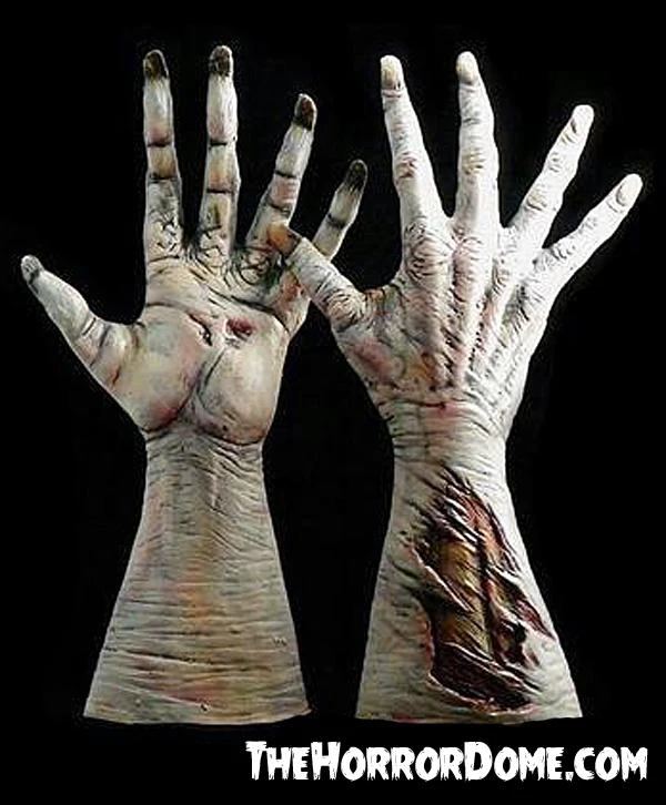 The Horror Dome "Ultimate Movie Quality Flesh Zombie Hands" Halloween Costume Gloves Hands & Feet 3 The Horror Dome "Ultimate Movie Quality Flesh Zombie Hands" Halloween Costume Gloves Hands & Feet