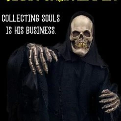 The Horror Dome Costumes "Ultra Grim Reaper" HD Comfort Costume 9 The Horror Dome Costumes