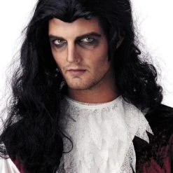Morris Accessories "Vampire Nightlife - Black" Halloween Wig