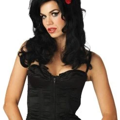 Morris "Vampiress Rose - Black" Halloween Wig
