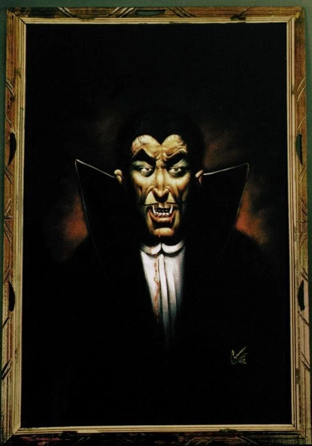Morris "Victor Vamp Painting" Hanging Halloween Decoration Props 3 Morris "Victor Vamp Painting" Hanging Halloween Decoration Props
