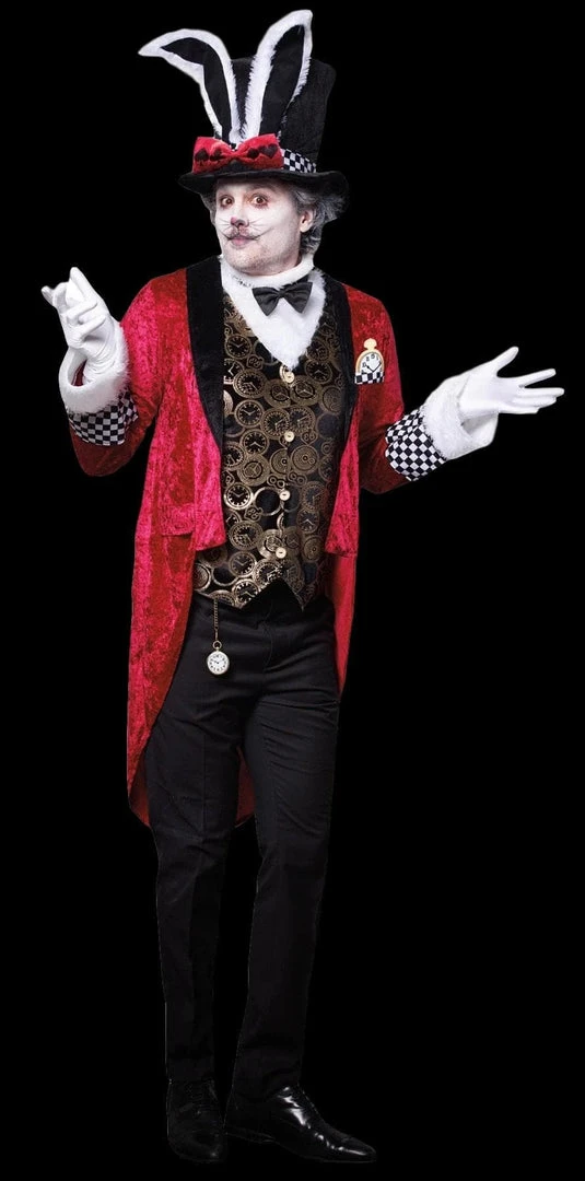 Morris "White Rabbit" Costume (Adult) 3 Morris "White Rabbit" Costume (Adult)