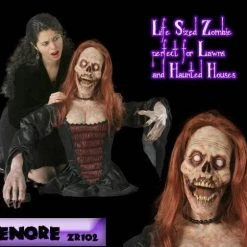 The Horror Dome "Zombie Risers - Lenore" HD Studios Graveyard Halloween Prop