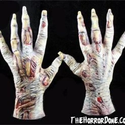 The Horror Dome "Zombie Skeleton Hands" Halloween Costume Gloves Hands & Feet