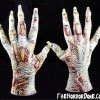 The Horror Dome "Zombie Skeleton Hands" Halloween Costume Gloves Hands & Feet 1 The Horror Dome "Zombie Skeleton Hands" Halloween Costume Gloves Hands & Feet