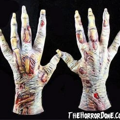 The Horror Dome "Zombie Skeleton Hands" Halloween Costume Gloves Hands & Feet