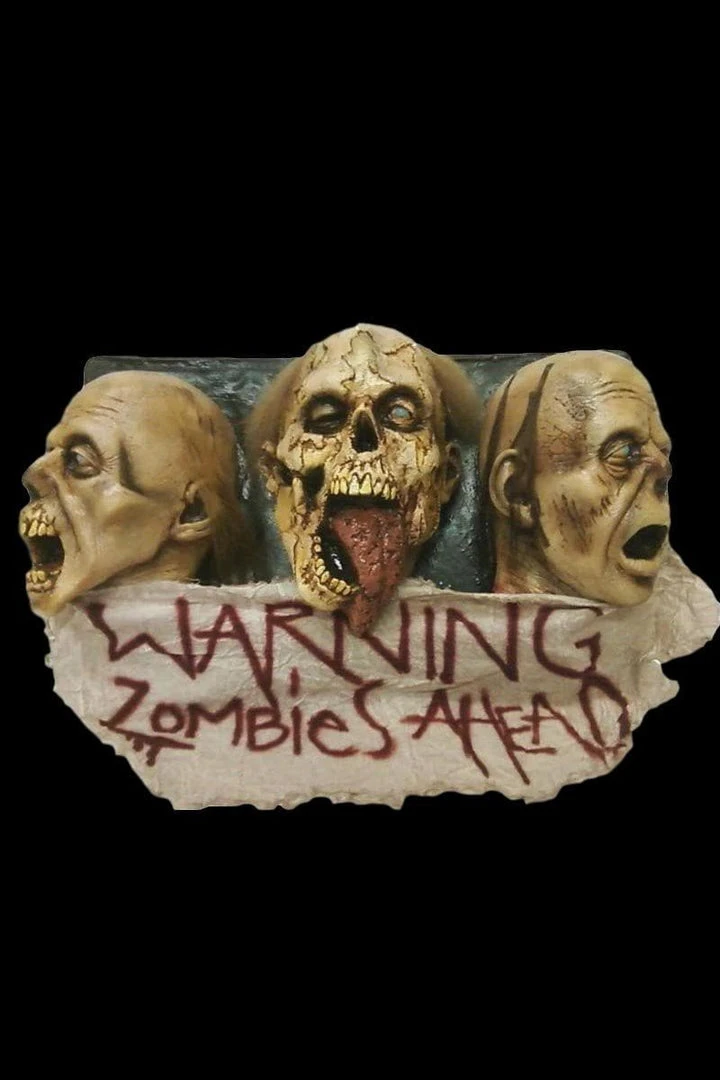Morris "Zombie Wall Plaque - 3 Faced" Hanging Halloween Decoration Props 3 Morris "Zombie Wall Plaque - 3 Faced" Hanging Halloween Decoration Props